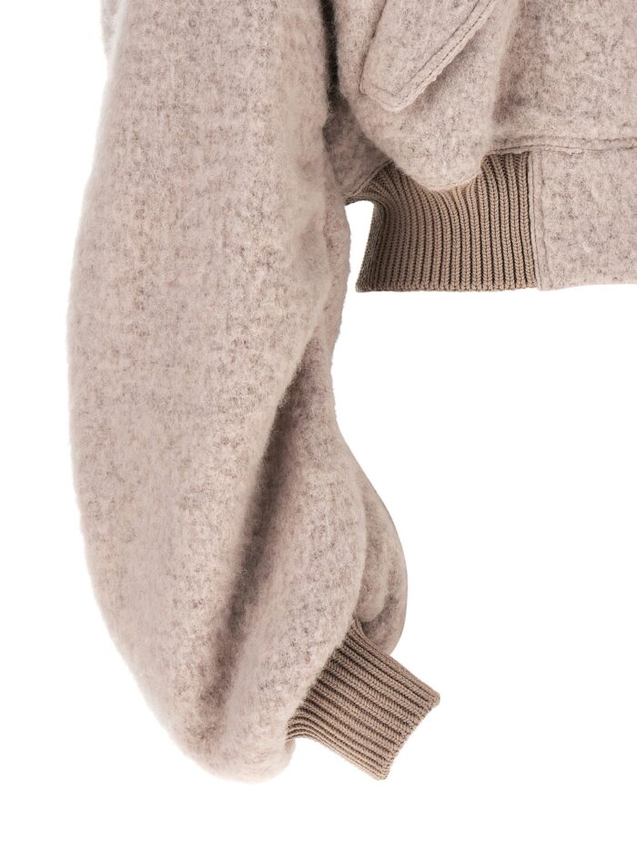 RICK OWENS 'Secchia Cropped Flight' Bomber Jacket