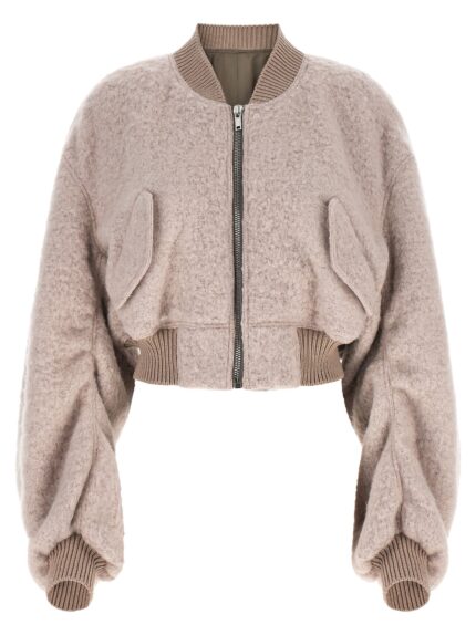 RICK OWENS 'Secchia Cropped Flight' Bomber Jacket