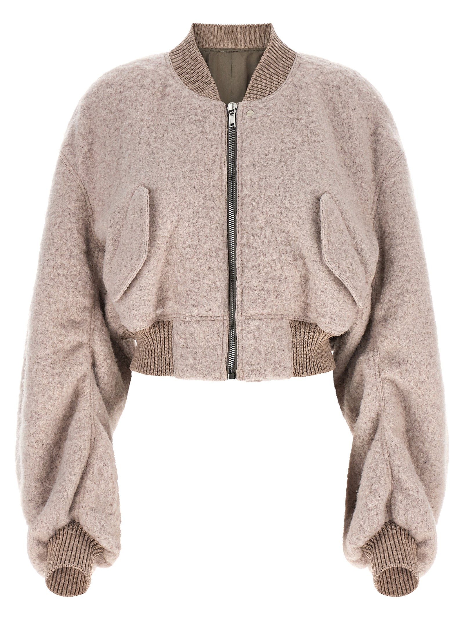 RICK OWENS 'Secchia Cropped Flight' Bomber Jacket