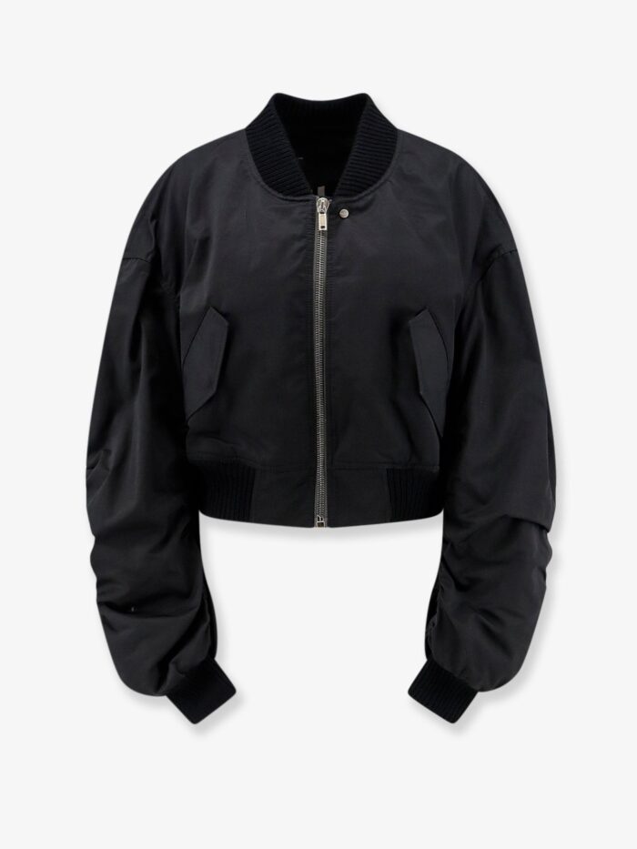 rick owens secchia nylon and cotton blend crop jacket RICK OWENS Secchia Nylon And Cotton Blend Crop Jacket