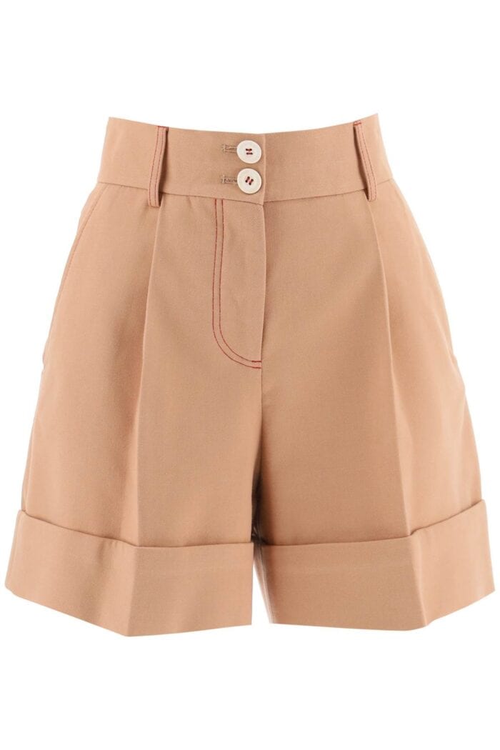 See By Chloe Cotton Twill Shorts