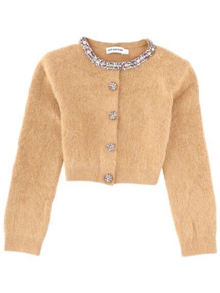 SELF-PORTRAIT ALPACA CARDIGAN