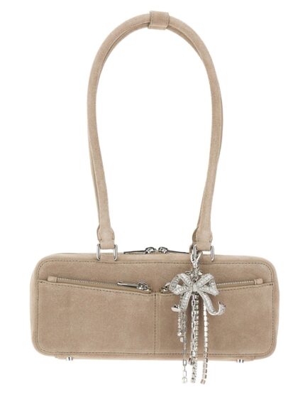 SELF-PORTRAIT BAGUETTE SHOULDER BAG WITH CHARM