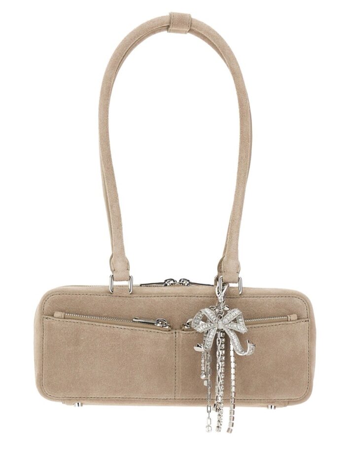 SELF-PORTRAIT BAGUETTE SHOULDER BAG WITH CHARM