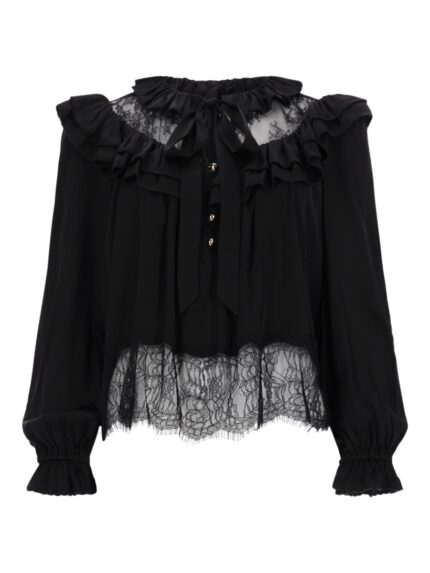 SELF-PORTRAIT BLUE IN LACE.