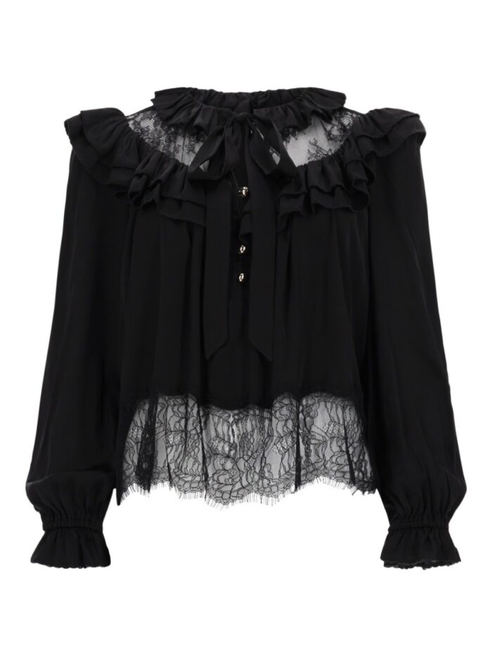 SELF-PORTRAIT BLUE IN LACE.