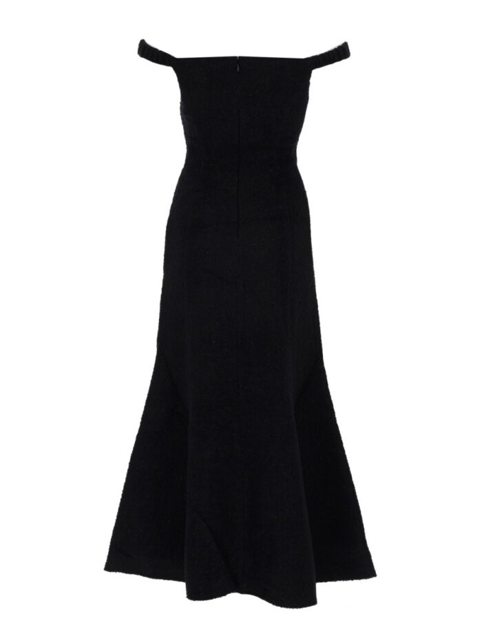 SELF-PORTRAIT BOUCLE MIDI DRESS