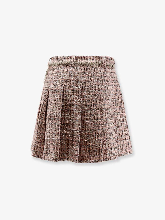 SELF PORTRAIT Bouclé Miniskirt