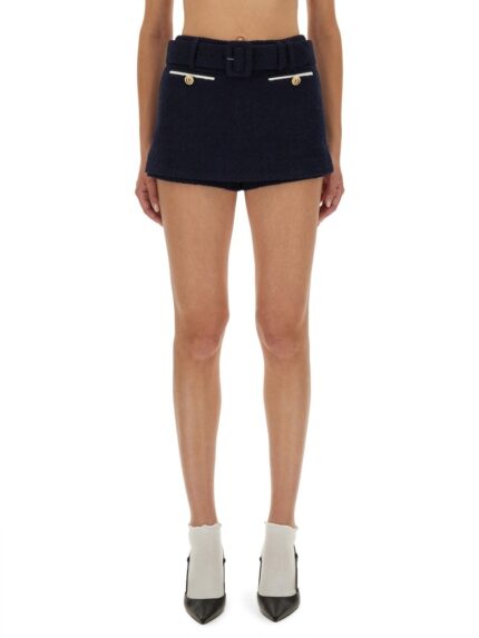 SELF-PORTRAIT BOUCLE SHORTS