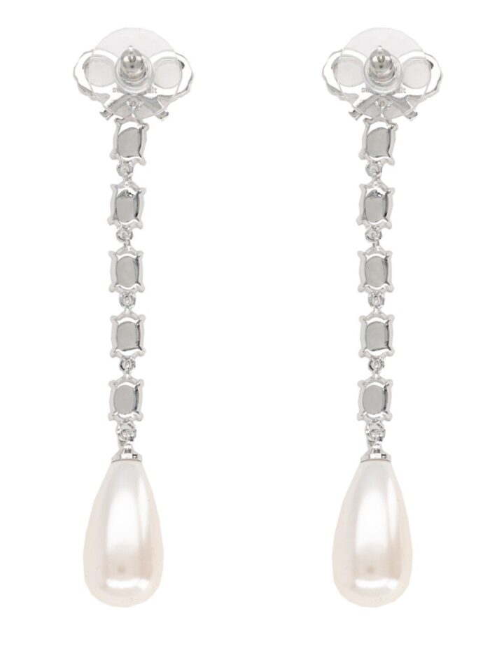 SELF-PORTRAIT "BOW PEARL DROPLET" EARRINGS