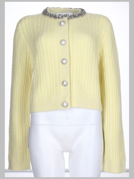 SELF-PORTRAIT CARDIGAN CON PERLE E STRASS
