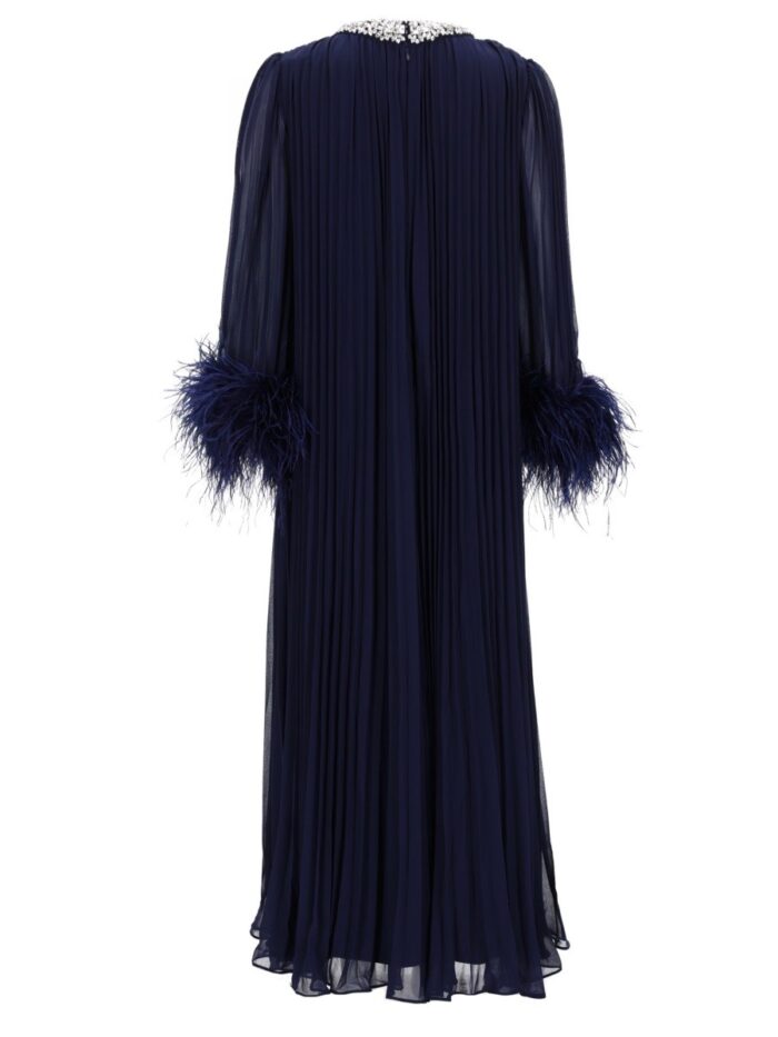 SELF-PORTRAIT CHIFFON MIDI DRESS