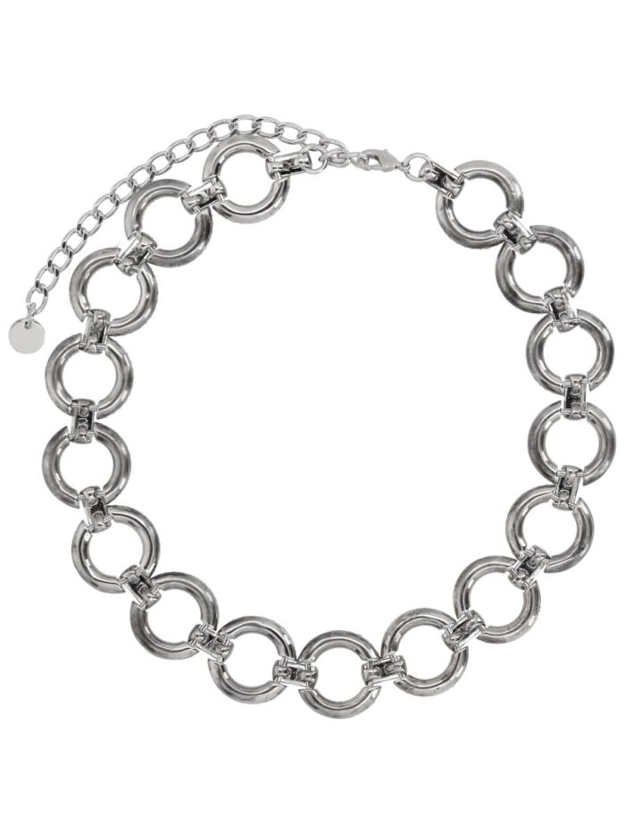 SELF-PORTRAIT CHOKER WITH CRYSTALS