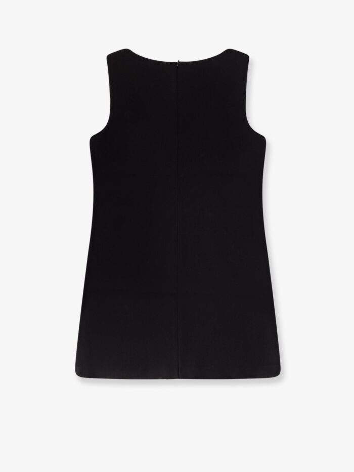 SELF PORTRAIT Crepe Mini Dress With Jewel Trim