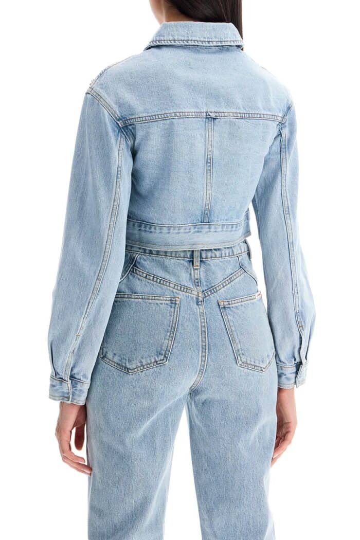 SELF PORTRAIT Cropped Denim Jacket For Women