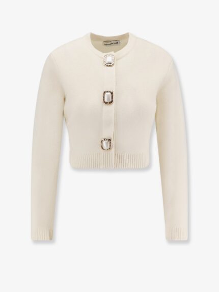 SELF PORTRAIT Cropped Wool Cardigan