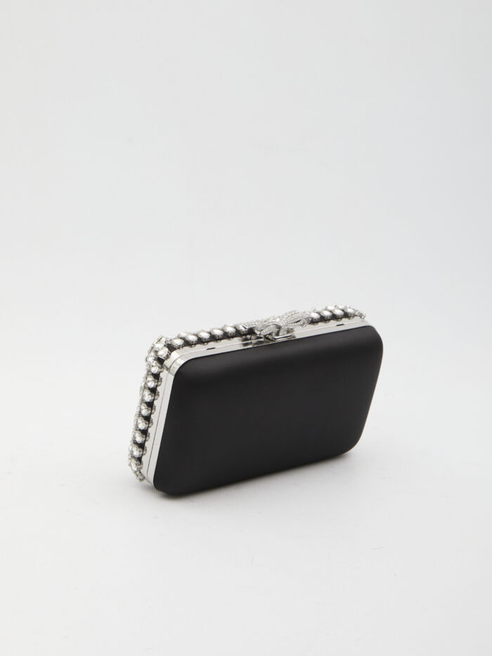 Self Portrait Crystal clutch bag