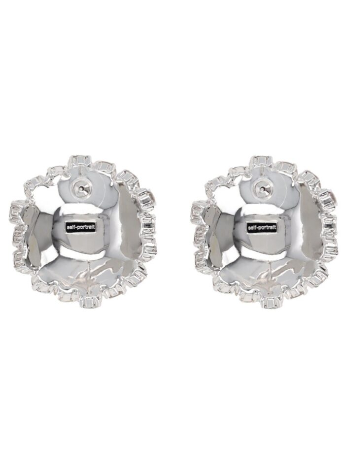 SELF-PORTRAIT "CRYSTAL FLOWER" EARRINGS