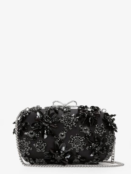 SELF PORTRAIT Crystals Clutch Bag