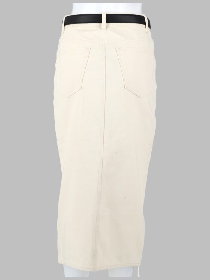 SELF-PORTRAIT Denim Midi Skirt
