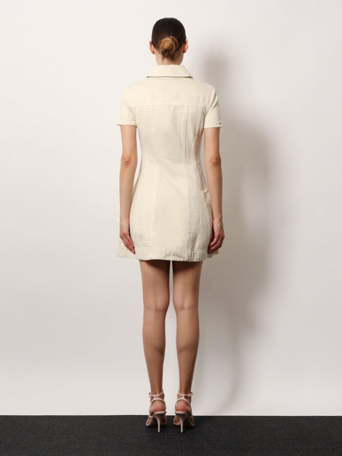 SELF PORTRAIT Denim Short Dress