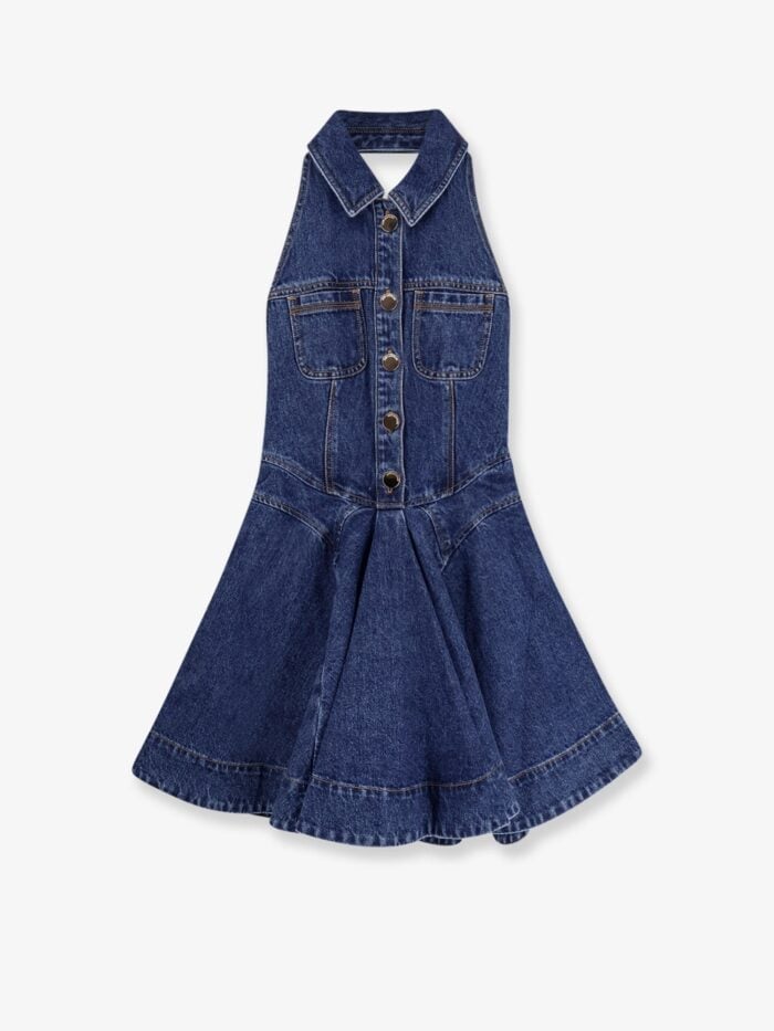 SELF PORTRAIT Denim Short Dress