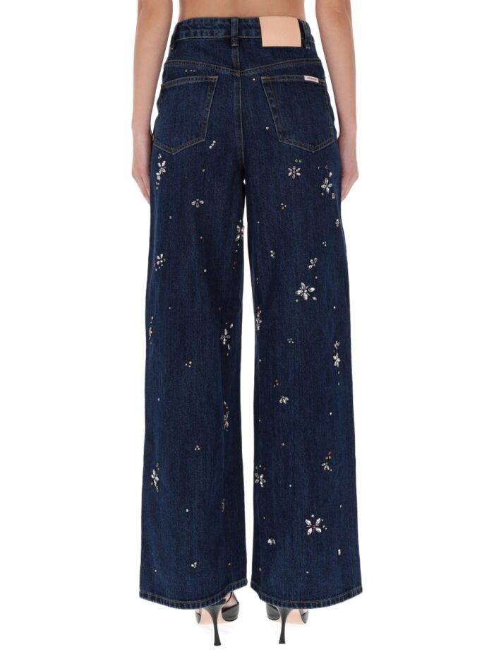 SELF-PORTRAIT "DIAMANTÉ" JEANS