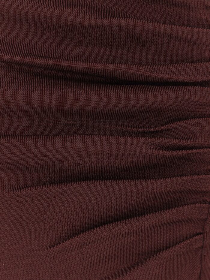 SELF PORTRAIT Draped Knitted Long Dress