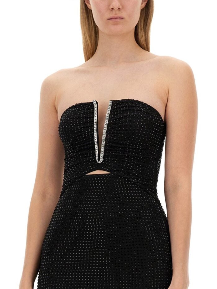 SELF-PORTRAIT DRESS WITH RHINESTONES