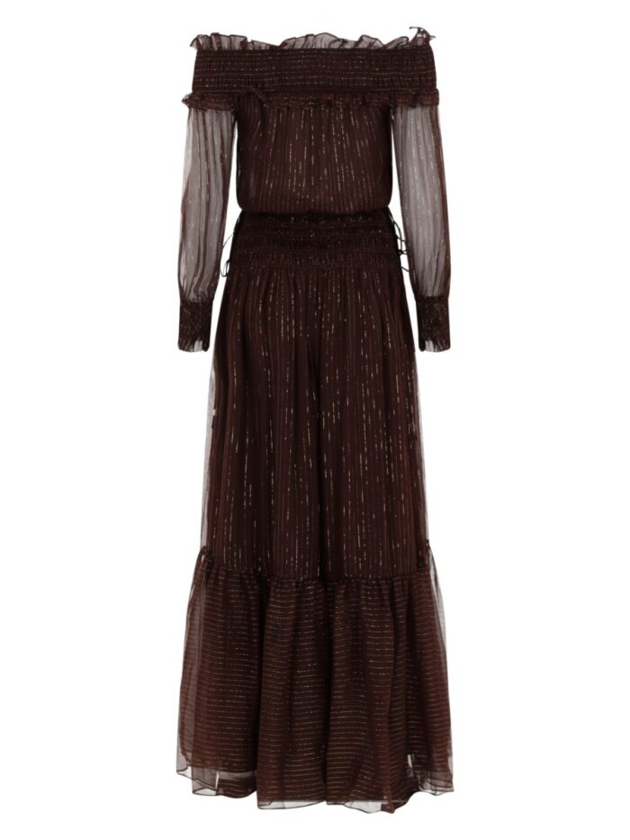 SELF-PORTRAIT DRESS WITH RUFFLES AND FLOUNCES