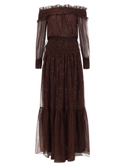 SELF-PORTRAIT DRESS WITH RUFFLES AND FLOUNCES