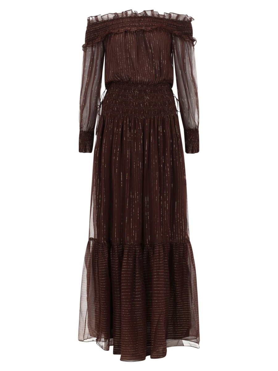 SELF-PORTRAIT DRESS WITH RUFFLES AND FLOUNCES