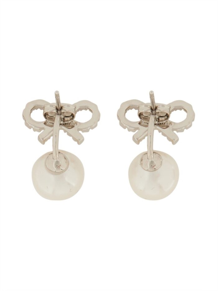SELF-PORTRAIT EARRINGS WITH BOW