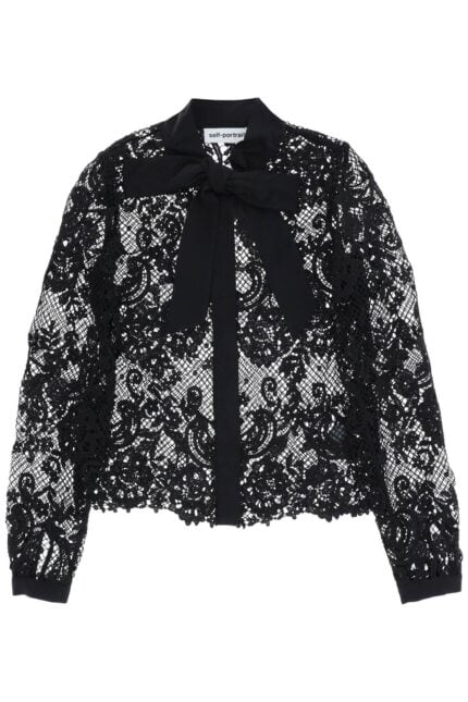 Self Portrait Floral Lace Shirt