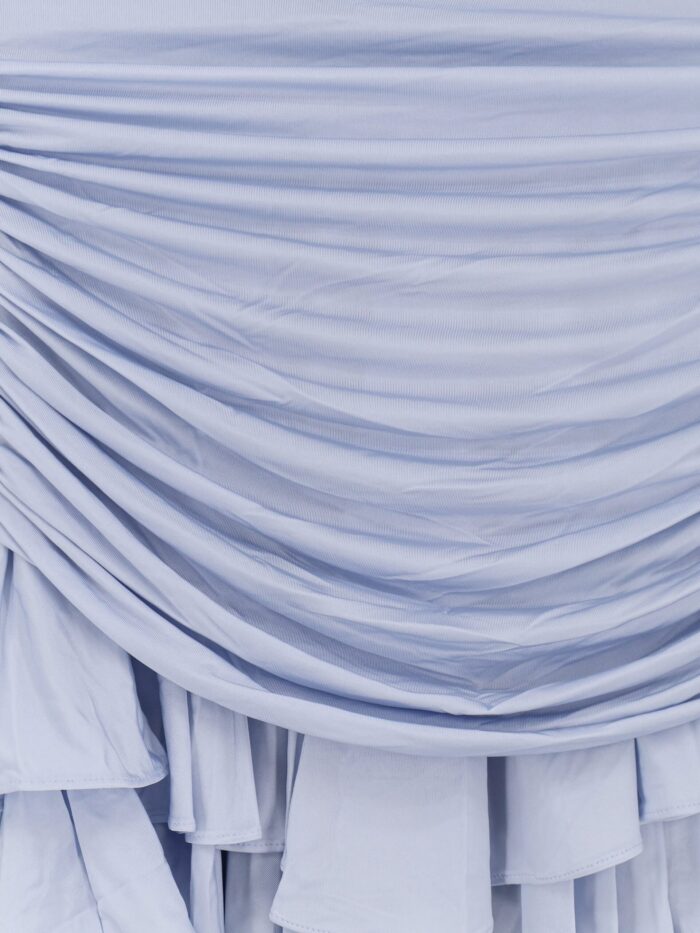 SELF PORTRAIT Gathered Jersey Mini Dress