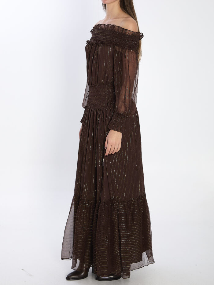 Self Portrait Georgette maxi dress