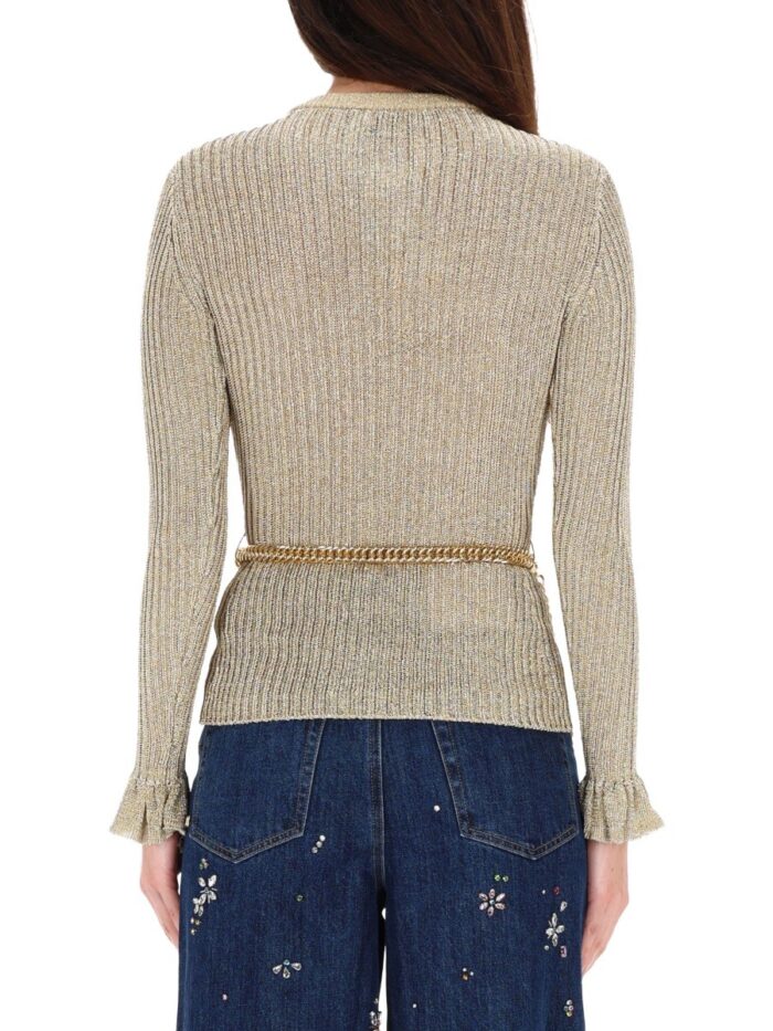 SELF-PORTRAIT "GOLD LUREX" TOP