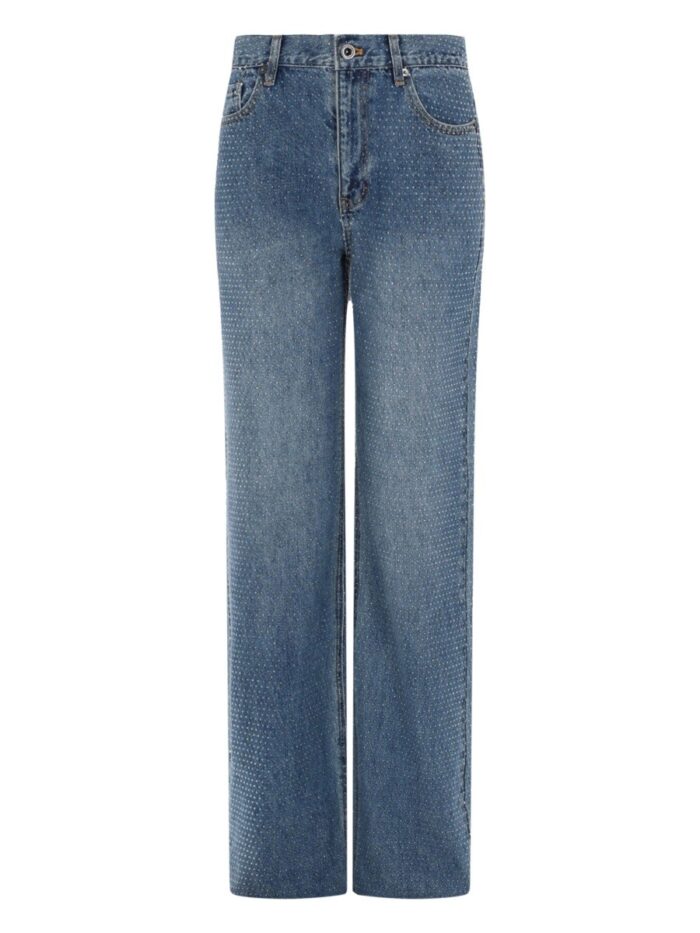 SELF-PORTRAIT JEANS WITH RHINESTONES