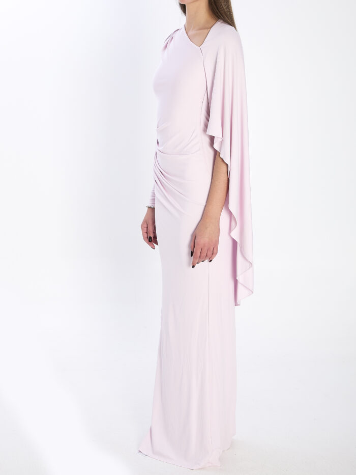 Self Portrait Jersey drape midi dress