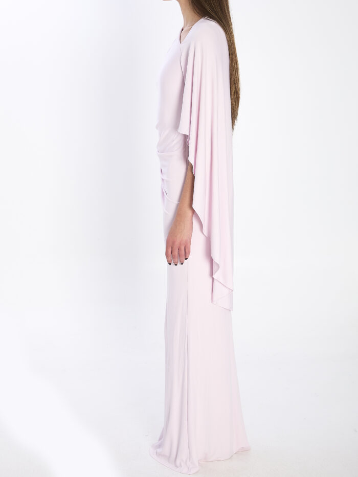 Self Portrait Jersey drape midi dress