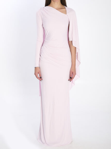 Self Portrait Jersey drape midi dress