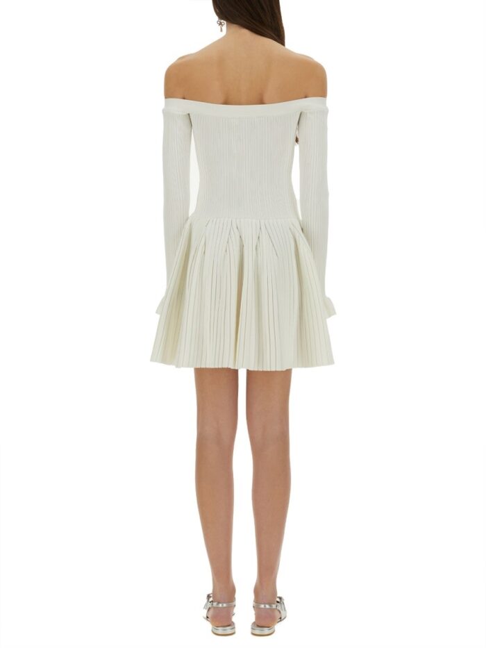 SELF-PORTRAIT KNITTED MINI DRESS