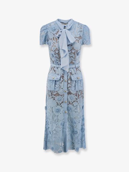 SELF PORTRAIT Lace Dress With Belt