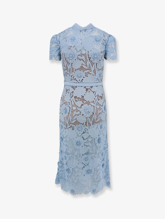 SELF PORTRAIT Lace Dress With Belt