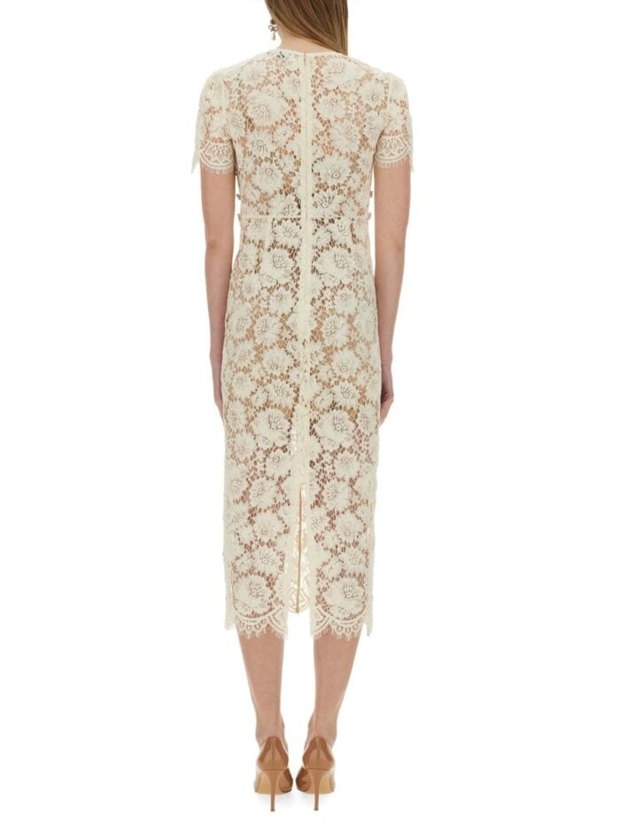 SELF-PORTRAIT LACE MIDI DRESS