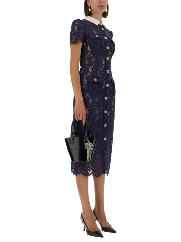 SELF-PORTRAIT LACE MIDI DRESS