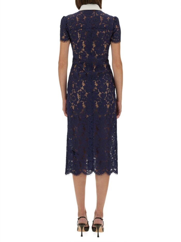 SELF-PORTRAIT LACE MIDI DRESS