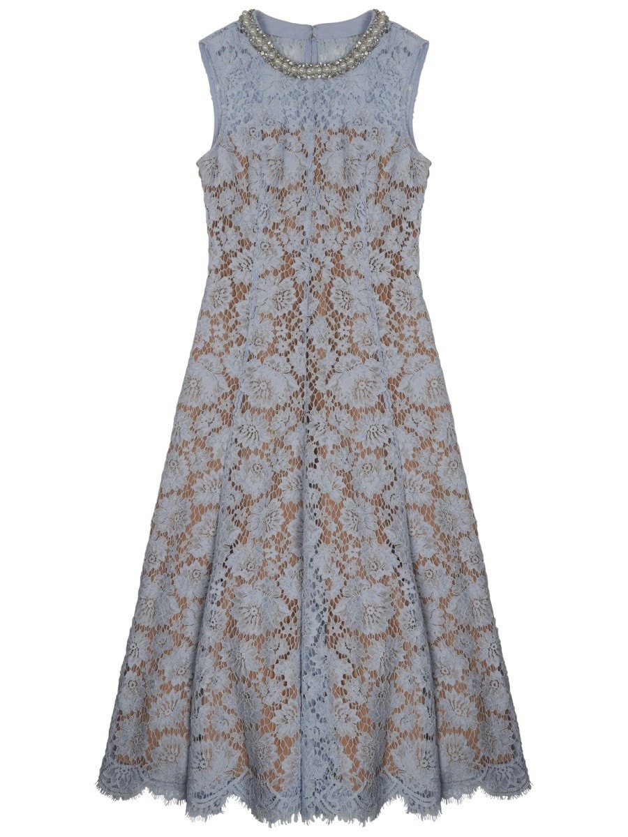 SELF-PORTRAIT LACE MIDI DRESS