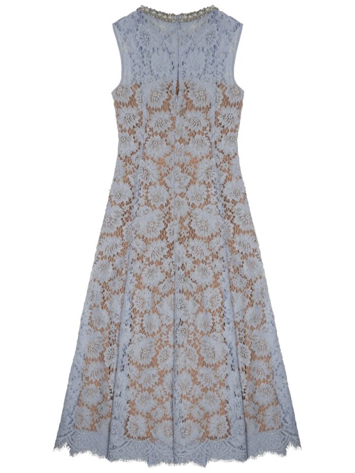 SELF-PORTRAIT LACE MIDI DRESS