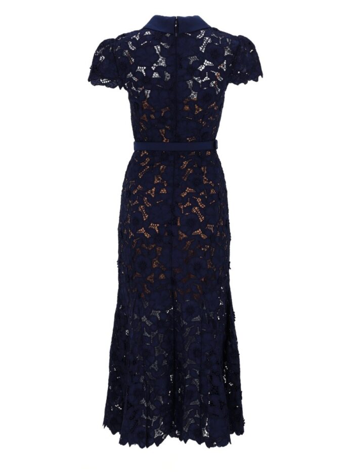SELF-PORTRAIT LACE MIDI DRESS